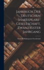 Image for Jahrbuch der deutschen Shakespeare-Gesellschaft, Zwanzigster Jahrgang