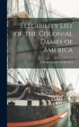 Image for Elegibility List of the Colonial Dames of America