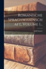 Image for Romanische Sprachwissenschaft, Volume 1...