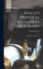 Image for Krausz&#39;s Practical Automobile Dictionary : English-french-german