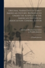 Image for Original Narratives of Early American History, Reproduced Under the Auspices of the American Historical Association. General Editor