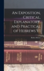 Image for An Exposition, Critical, Explanatory, and Practical of Hebrews VI