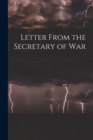 Image for Letter From the Secretary of War