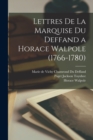 Image for Lettres de la Marquise du Deffand a Horace Walpole (1766-1780)