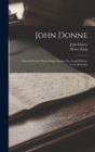 Image for John Donne : Selected Poems: Henry King: Elegies, Etc. Izaak Walton: Verse-Remains