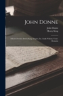 Image for John Donne : Selected Poems: Henry King: Elegies, Etc. Izaak Walton: Verse-Remains