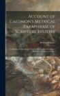 Image for Account of Caedmon&#39;s Metrical Paraphrase of Scripture History