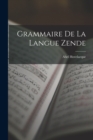 Image for Grammaire De La Langue Zende