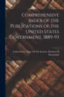 Image for Comprehensive Index of the Publications of the United States Government, 1889-93