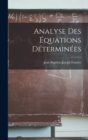 Image for Analyse Des Equations Determinees