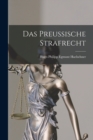 Image for Das preussische Strafrecht