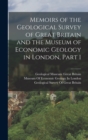 Image for Memoirs of the Geological Survey of Great Britain and the Museum of Economic Geology in London, Part 1