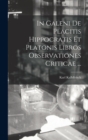 Image for In Galeni De Placitis Hippocratis Et Platonis Libros Observationes Criticae ...