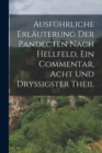 Image for Ausfuhrliche Erlauterung der Pandecten nach Hellfeld, Ein Commentar, Acht und dryßigster Theil