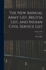 Image for The new Annual Army List, Militia List, and Indian Civil Service List; Volume 1875