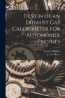 Image for Design of an Exhaust gas Calorimeter for Automobile Engines