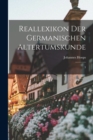 Image for Reallexikon der germanischen Altertumskunde