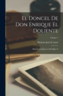 Image for El Doncel De Don Enrique El Doliente : Historia Caballeresca Del Siglo 15; Volume 1