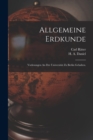 Image for Allgemeine Erdkunde