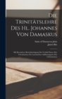Image for Die Trinitatslehre Des Hl. Johannes Von Damaskus