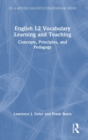 Image for English L2 Vocabulary Learning and Teaching