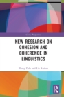 Image for New Research on Cohesion and Coherence in Linguistics