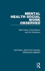 Image for Mental Health Social Work Observed