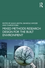 Image for Mixed Methods Research Design for the Built Environment