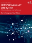 Image for IBM SPSS statistics 27 step by step  : a simple guide and reference