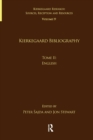 Image for Kierkegaard bibliographyTome II,: English
