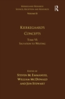 Image for Volume 15, Tome VI: Kierkegaard&#39;s Concepts