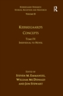Image for Kierkegaard&#39;s conceptsTome IV,: Individual to novel