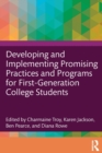 Image for Developing and Implementing Promising Practices and Programs for First-Generation College Students