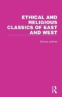 Image for Ethical and religious classics of East and West