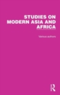 Image for Studies on Modern Asia and Africa