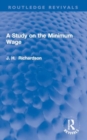 Image for A study on the minimum wage