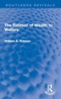 Image for The Relation of Wealth to Welfare