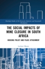 Image for The Social Impacts of Mine Closure in South Africa