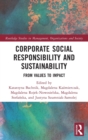 Image for Corporate social responsibility and sustainability  : from values to impact