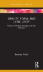 Image for Orality, Form, and Lyric Unity