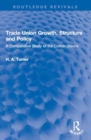 Image for Trade union growth, structure and policy  : a comparative study of the cotton unions