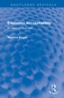 Image for Education accountability  : an analytic overview