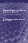 Image for Physical appearance, stigma, and social behavior  : the Ontario SymposiumVolume 3