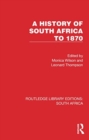 Image for A History of South Africa to 1870