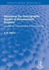 Image for Assessing the demographic impact of development projects  : conceptual, methodological and policy issues