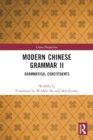 Image for Modern Chinese Grammar II : Grammatical Constituents
