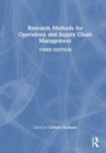 Image for Research Methods for Operations and Supply Chain Management