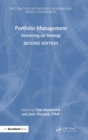 Image for Portfolio management  : delivering on strategy