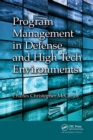 Image for Program management in defense and high tech environments