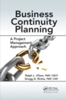 Image for Business continuity planning  : a project management approach